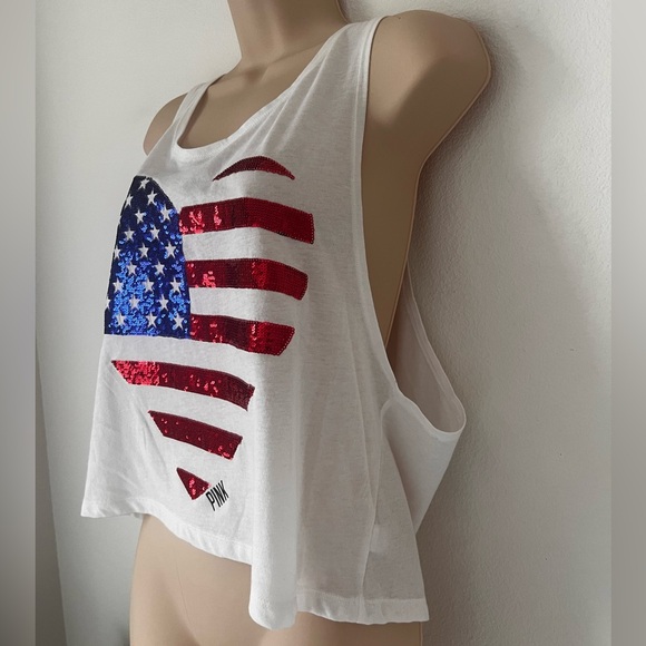 PINK Victoria's Secret Sequin Tank - Picture 3 of 4